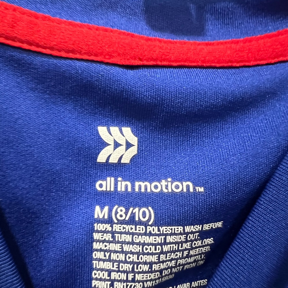 * 4/$20
All in Motion Blue and Red Athletic Tank Top USA Design - Picture 2 of 3